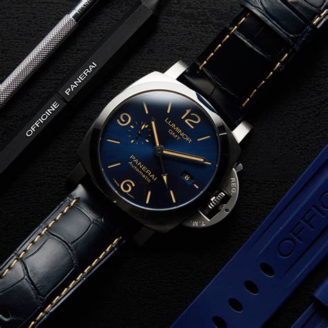 luminor panerai gmt replica|panerai luminor gmt 44mm price.